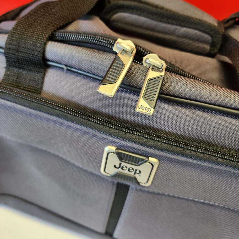 Jeep Rolling Duffle Carry-On Travel Bag with Telescopic Handle